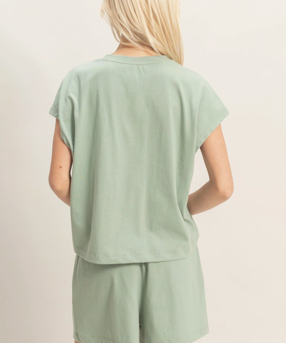 Kayla Elastic Waistband Shorts