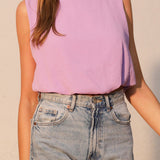 The Love Galore Matte Bubble Crop Top