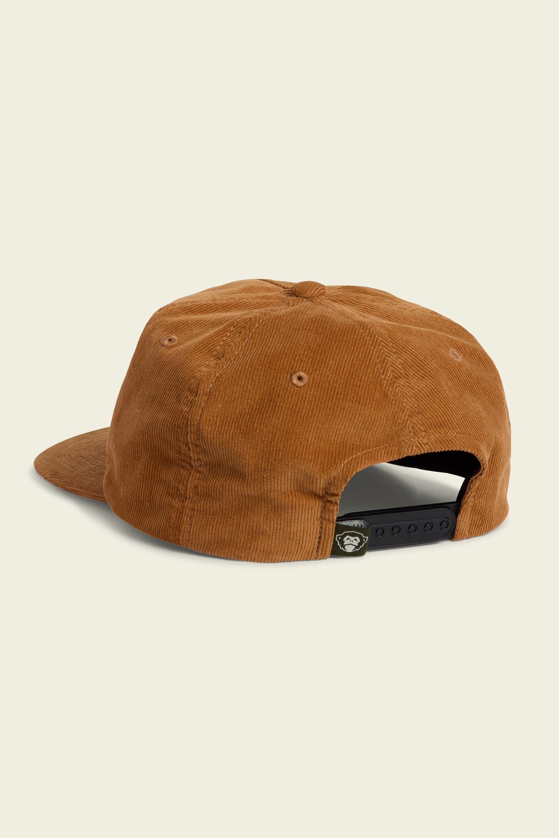 Howler Bros H Bolt Motif snapback in Tan Corduroy, back