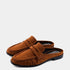 Shu Shop Tuscany Penny Loafer Mule in Tan Suede