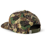 Seager Uncle Bill Hemp Snapback in Camo and Cream, side and back view
