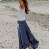 Sea Bound Skirt in Slate Blue - MTT Collective