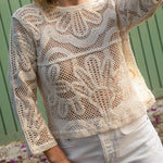 Lani Crochet Top in Natural - MTT Collective