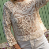 Lani Crochet Top in Natural - MTT Collective