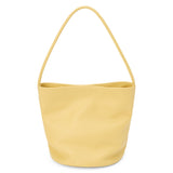 Matisse Vancouver Bucket Bag in butter yellow leather, back view