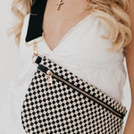 Westlyn Woven Bum Bag in Brown