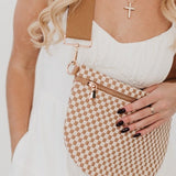 Westlyn Woven Bum Bag in Brown