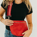 Westlyn Woven Bum Bag in Cherry Red