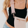Westlyn Woven Bum Bag in Checkered Blush