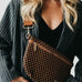 Westlyn Woven Bum Bag in Checkered Coffee