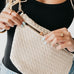 Westlyn Woven Bum Bag in Cream