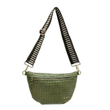 Westlyn Woven Bum Bag in Olive
