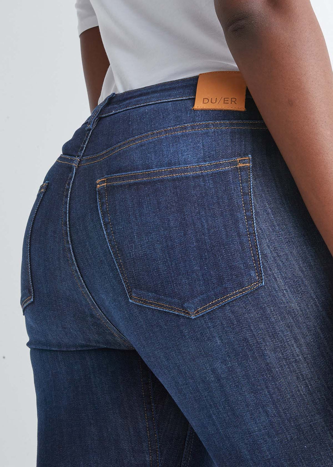 Iconic Dark Wash Slim Straight Stretch Jeans - MTT Collective