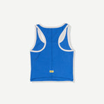 Relax Ribbed Graphic Tank - Blue - MTT Collective
