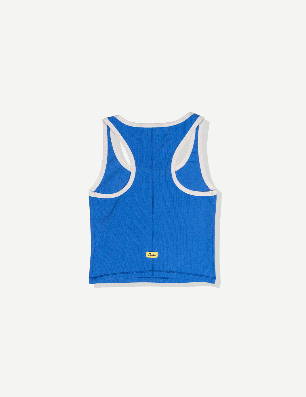 Relax Ribbed Graphic Tank - Blue - MTT Collective