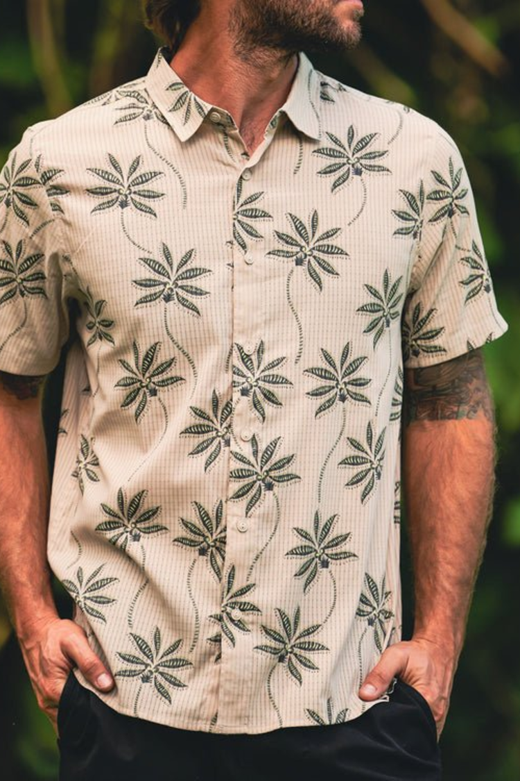 Roark Bless Up Breathable Stretch Shirt - fabric detail