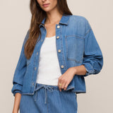 Erin Denim Jacket in Dreamstate, front