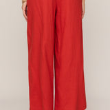Scout Linen Pant in Chili Pepper - back