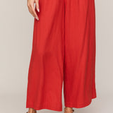 Scout Linen Pant in Chili Pepper - front