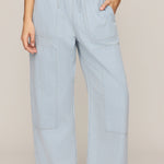 Soft Denim Carpenter Pant in Seaboard Stripe, front