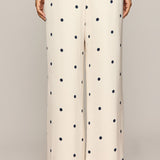Lara Dot Pant in Sea Salt - back