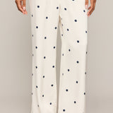 Lara Dot Pant in Sea Salt - front
