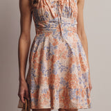 Sunset Ruffle Mini Dress