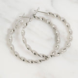Aubrey Twist Hoop Earrings