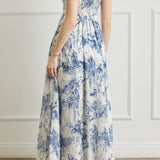 Coastline Horizontal Slit Maxi Dress