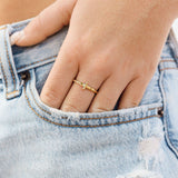 Victoria Beaded Cross Ring