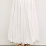 Dianne Smocked Waist Bubble Hem Skirt