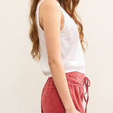 Sandra Knitted Floral Sweater Cami Top