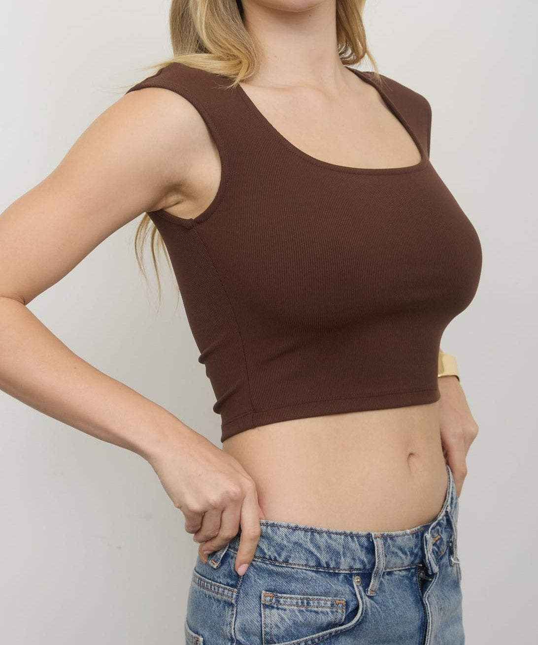 Tide Pool Knit Crop Top