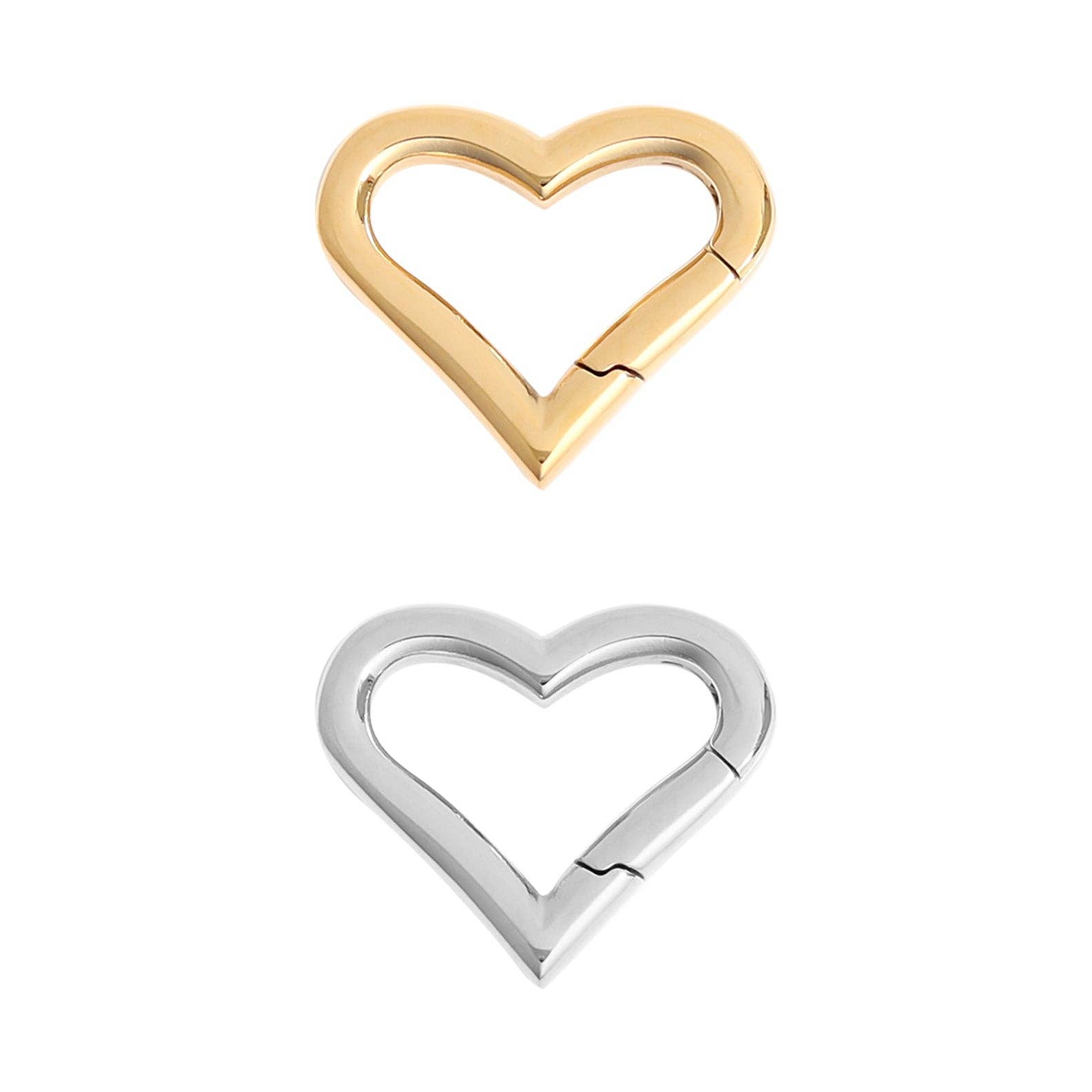 MTT Jewelry - Jewelry - Charms - Small Heart Carabiner Charm - MTT Collective