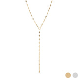 Amanda Lip Chain Lariat Necklace