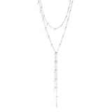MTT Jewelry - Jewelry - Necklaces - Erica Layered Satellite Lariat Necklace - MTT Collective