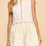 Andrea Hooded Romper