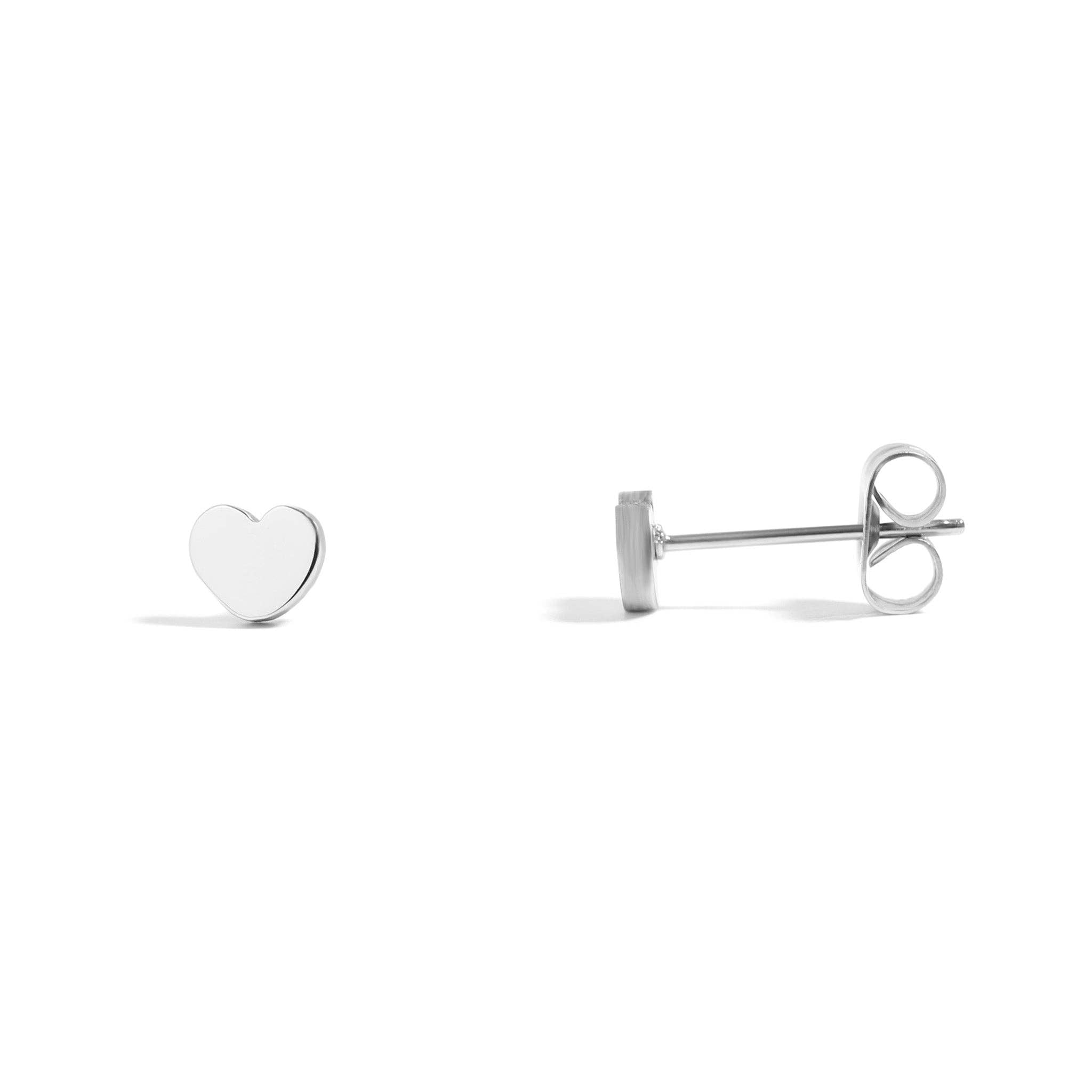 Adrian Heart Stud Earrings - MTT Collective