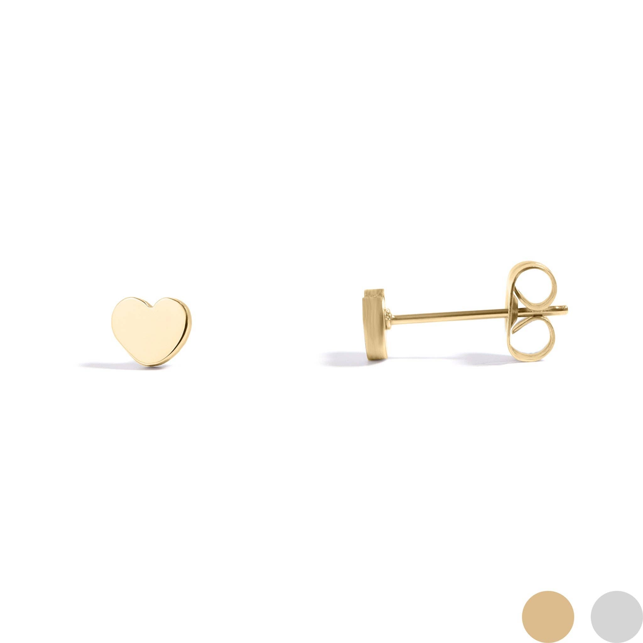 Adrian Heart Stud Earrings - MTT Collective