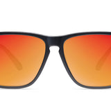 Matte Black / Red Sunset Fast Lanes Sunglasses - MTT Collective
