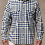 Filson Lightweight Alaskan Guide Shirt Indigo Multicolor Plaid front