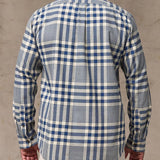 Filson Lightweight Alaskan Guide Shirt Indigo Multicolor Plaid back