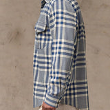 Filson Lightweight Alaskan Guide Shirt Indigo Multicolor Plaid side