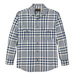 Filson Lightweight Alaskan Guide Shirt Indigo Multicolor Plaid flat lay front