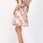 Alexandra Pleated Mini Dress - MTT Collective