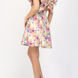 Alexandra Pleated Mini Dress - MTT Collective