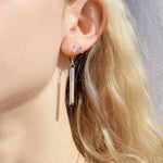 Alexis Dangle Vertical Drop Bar Earrings - MTT Collective