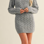 Alicia Cable Sweater Skirt - MTT Collective