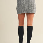 Alicia Cable Sweater Skirt - MTT Collective