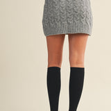 Alicia Cable Sweater Skirt - MTT Collective